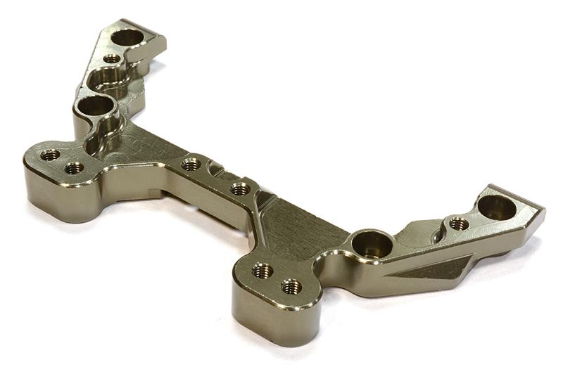 C25951GREY Billet Machined Rear Mount Chassis Brace for Associated RC10B5 Buggy - Image 1