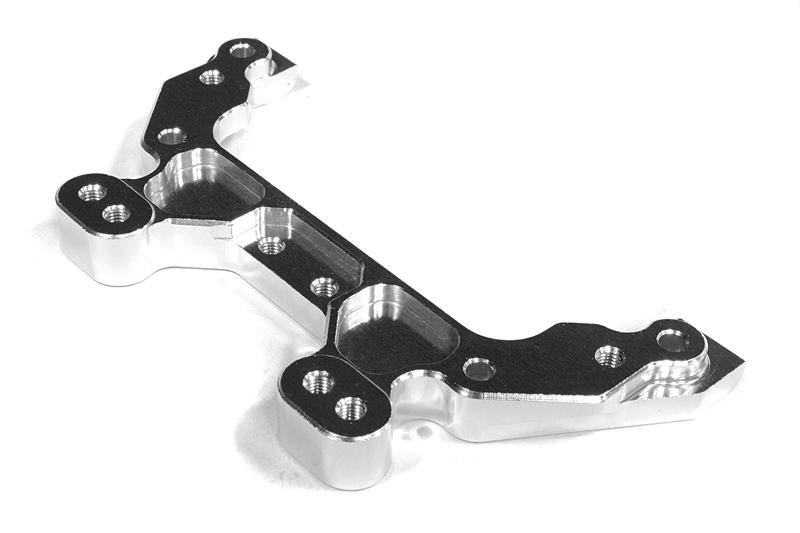 C25951SILVER Billet Machined Rear Mount Chassis Brace for Associated RC10B5 Buggy - Image 1