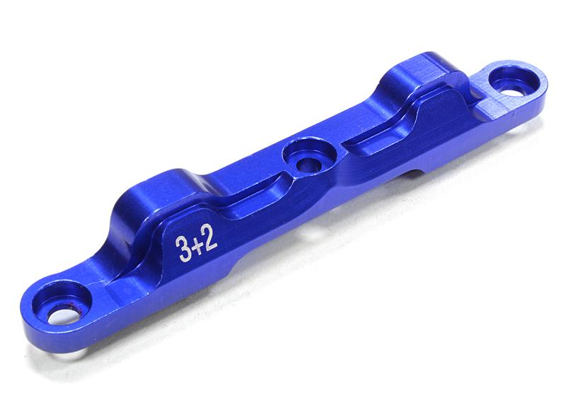 C25955BLUE Billet Machined 3+2 Rear Arm Mount for Associated RC10B5 Buggy - Image 1
