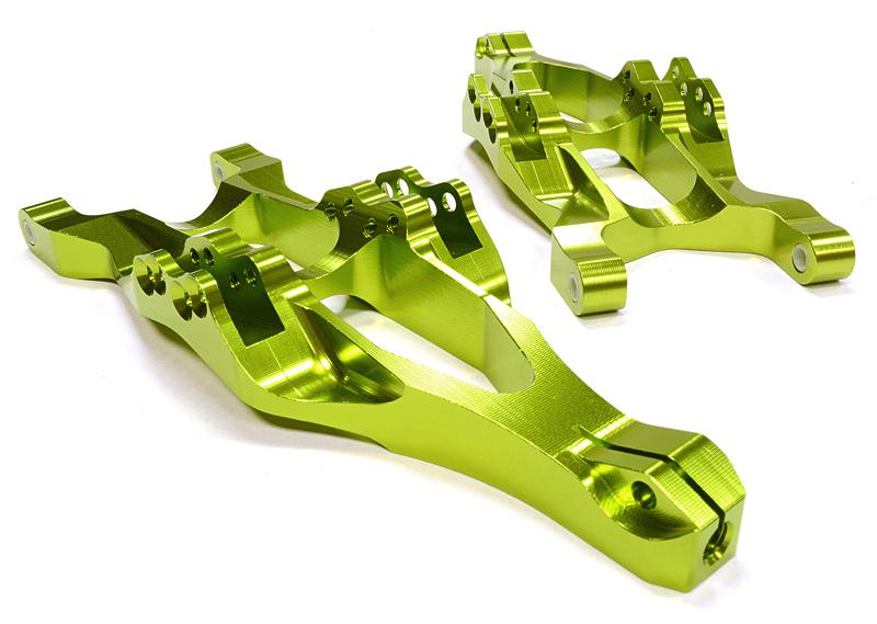 C25962GREEN Machined Lower Suspension Arms for Traxxas 1/10 T/E-Maxx 3903/5/8, 4907/8 5132R - Image 1