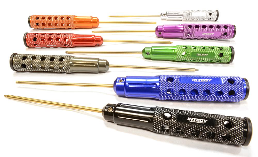 C26008 Professional LW Allen Wrench Set Ti-Nitride Hex 8pcs (Handle: 17-20mm O.D.) - Image 1