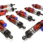 Machined Piggyback Shock Set (8) for Traxxas 1/10 Scale E-Maxx Brushless 3762A