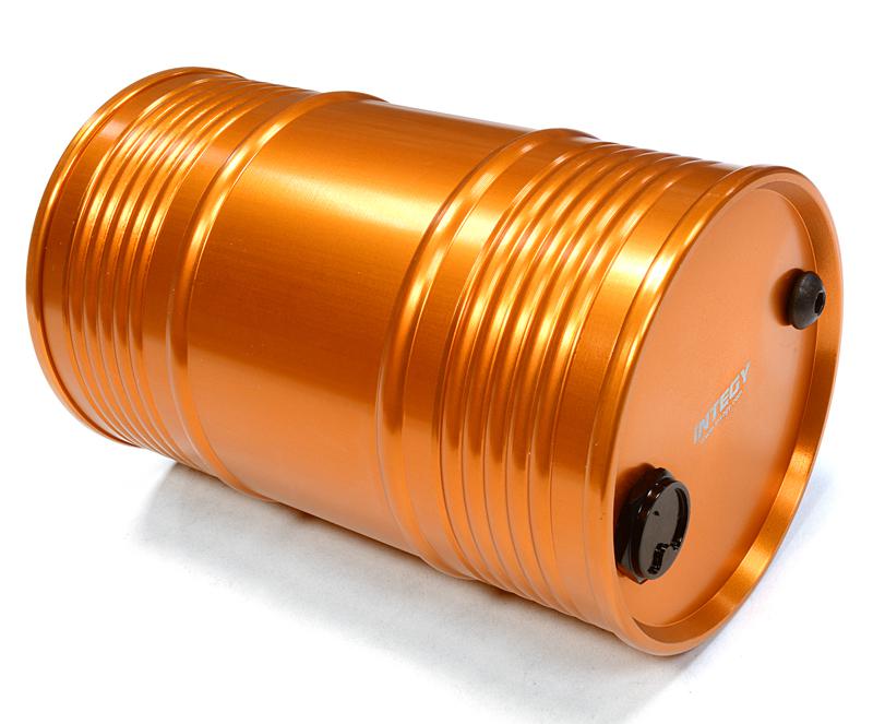 C26128ORANGE Realistic Billet Machined 1/10 Scale 55 Gallon Drum / Container / Barrel - Image 1