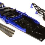 Billet Machined Complete LCG Chassis Conversion Kit for Traxxas 1/10 Slash 2WD