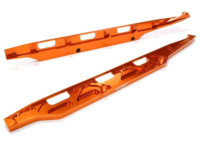 C26148ORANGE Billet Machined Replacement Side Rails for C26146 LCG Conversion Kit - Image 1