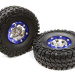 Billet Machined 6H Spoke ST 1.9 Wheel & Tire (2) for Scale Crawler (O.D.=113mm)