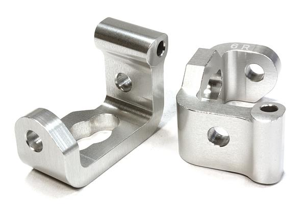 C26205SILVER Billet Machined 6 Degree Front Caster Block C-Hubs for HPI 1/10 Sprint 2 On-Road - Image 1