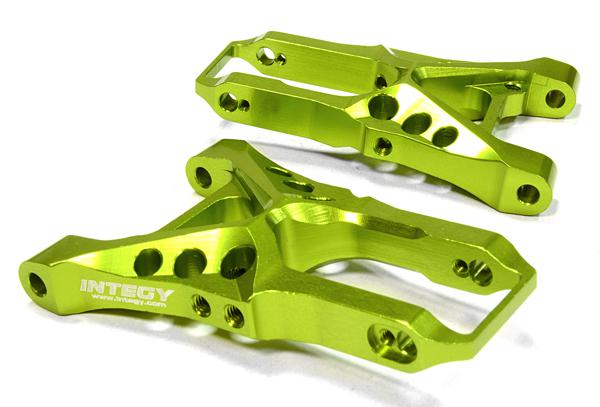 C26210GREEN Billet Machined Front Suspension Arms for HPI 1/10 Sprint 2 On-Road - Image 1