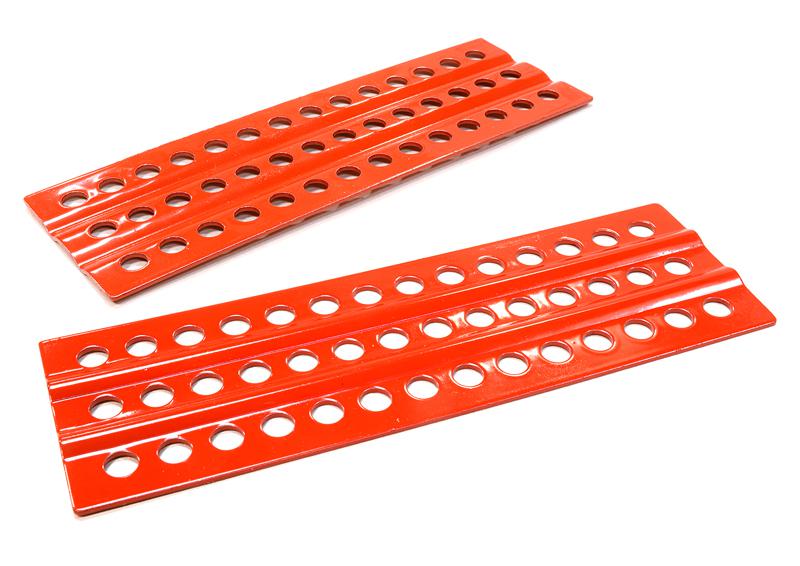 C26219RED Realistic Alloy Vehicle Extraction & Recovery Boards for 1/10 Scale Off-Road - Image 1