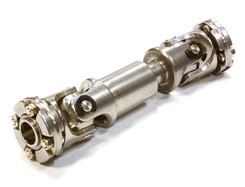 C26270 Billet Machined Universal Drive Shaft 55-65mm for Custom 1/14 Semi-Tractor Truck - Image 1
