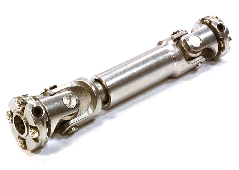 C26271 Billet Machined Universal Drive Shaft 70-90mm for Custom 1/14 Semi-Tractor Truck - Image 1