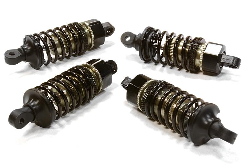 C26292GREY Billet Machined Shock Set for HPI 1/10 Sprint 2 On-Road - Image 1