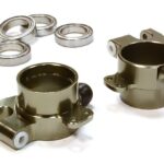 Billet Machined Rear Hub Carriers for HPI 1/10 Scale E10 On-Road