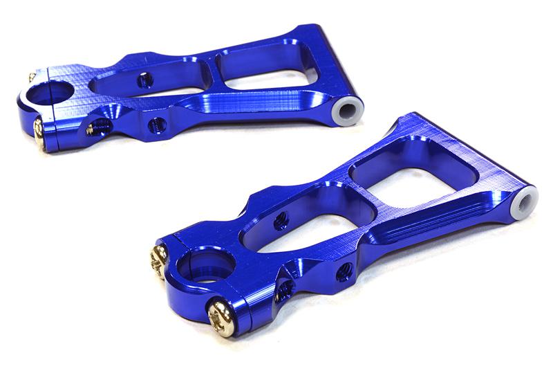 C26309BLUE Billet Machined Front Lower Arm for HPI 1/10 Scale E10 On-Road - Image 1