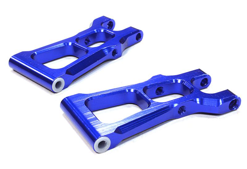 C26311BLUE Billet Machined Rear Lower Arm for HPI 1/10 Scale E10 On-Road - Image 1