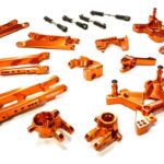 Orange Billet Machined Suspension Upgrade Kit for 1/10 Stampede 4X4 & Slash 4X4