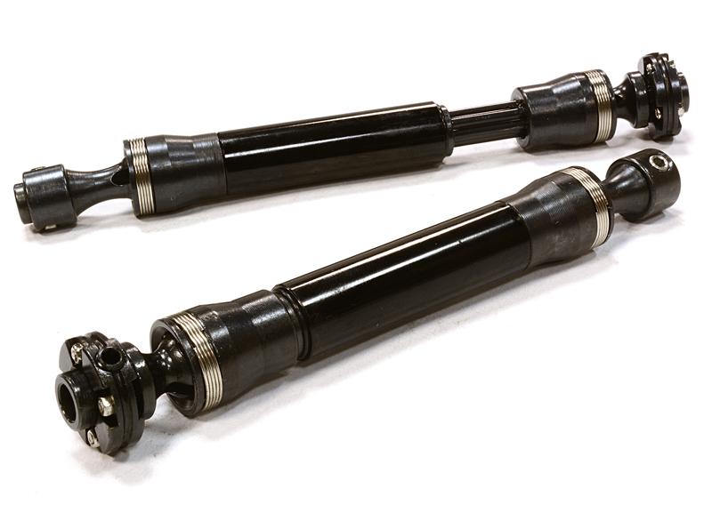 C26354BLACK Billet Machined Realistic Center Drive Shafts for Axial Wraith 2.2 Rock Racer - Image 1