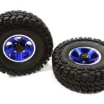 Billet Machined S5 Spoke 1.9 Wheel & Tire Set (2) for Scale Crawler (O.D.=113mm)