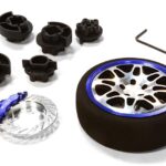 Dual 8 Spoke Steering Wheel Set for Most HPI, Futaba, Airtronics, Hitec & KO