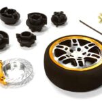 Dual 6 Spoke Steering Wheel Set for Most HPI, Futaba, Airtronics, Hitec & KO