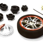 Dual 6 Spoke Steering Wheel Set for Most HPI, Futaba, Airtronics, Hitec & KO