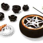 Dual 5 Spoke Steering Wheel Set for Most HPI, Futaba, Airtronics, Hitec & KO