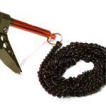 Billet Machined Realistic Scale Model Portable Winch Anchor w/ Chain 1/10 Size