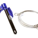 Billet Machined Realistic Scale Model Portable Winch Anchor w/ Chain 1/10 Size