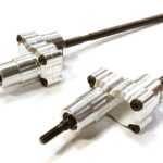 Machined Silver Hi-Lift Gearbox Rear Conversion for Axial Wraith 2.2 Rock Racer