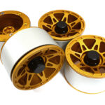 High Mass 2.2 Size Alloy A7 Spoke Beadlock Wheel (4) for Scale Off-Road Crawler