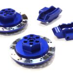 Realistic Alloy Machined Rear Brake Hex Hub Set for HPI 1/10 Scale E10 On-Road