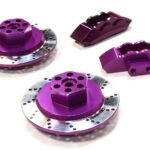 Realistic Alloy Machined Front Brake Hex Hub Set for HPI 1/10 Scale E10 On-Road