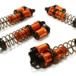 Billet Machined Piggyback Shock Set for Traxxas 1/10 Rustler 2WD & Bandit VXL