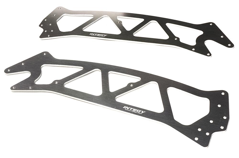 C26495SILVER Billet Machined Chassis Plate for HPI Jumpshot MT - Image 1