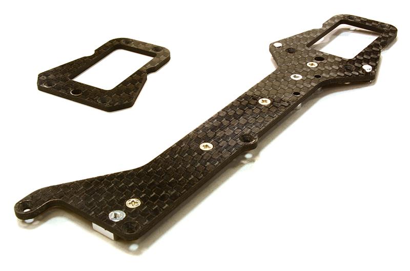 C26498SILVER Machined Composite Chassis Upper Plate for Traxxas LaTrax Teton 1/18 Truck - Image 1