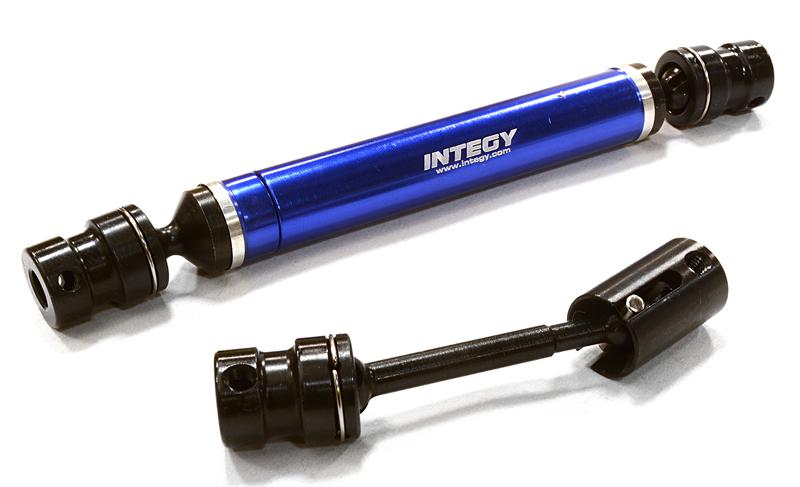 C26502BLUE Billet Machined Center Drive Shafts for Vaterra Twin Hammers 1.9 Rock Racer - Image 1