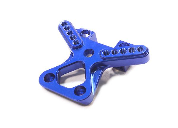 C26514BLUE Billet Machined Front Shock Tower for Traxxas LaTrax Teton 1/18 Monster Truck - Image 1
