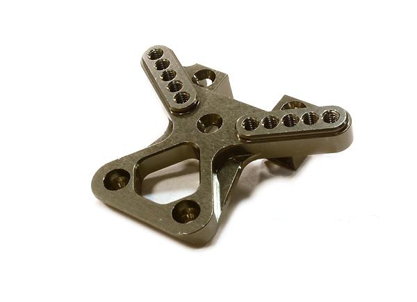 C26514GREY Billet Machined Front Shock Tower for Traxxas LaTrax Teton 1/18 Monster Truck - Image 1