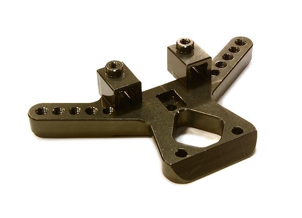 C26515GREY Billet Machined Rear Shock Tower for Traxxas LaTrax Teton 1/18 Monster Truck - Image 1