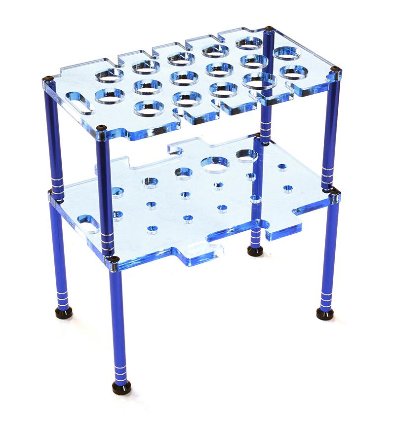 C26598BLUE Pro Edition Deluxe Machined Universal Shock & Tool Stand Kit - Image 1