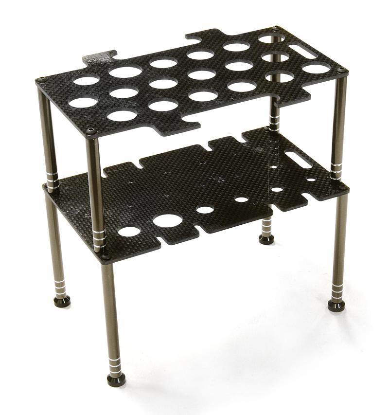 C26599GUN Team Edition Deluxe Machined Universal Shock & Tool Stand Kit - Image 1