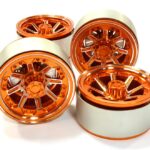1.9 Size Billet Machined Alloy 8 Spoke Wheel(4) High Mass Type for Scale Crawler