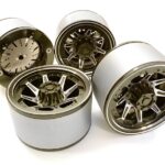2.2 Size Billet Machined Alloy 8D Spoke Wheel(4)High Mass Type for Scale Crawler