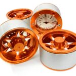 2.2 Size Billet Machined Alloy 6V Spoke Wheel(4)High Mass Type for Scale Crawler