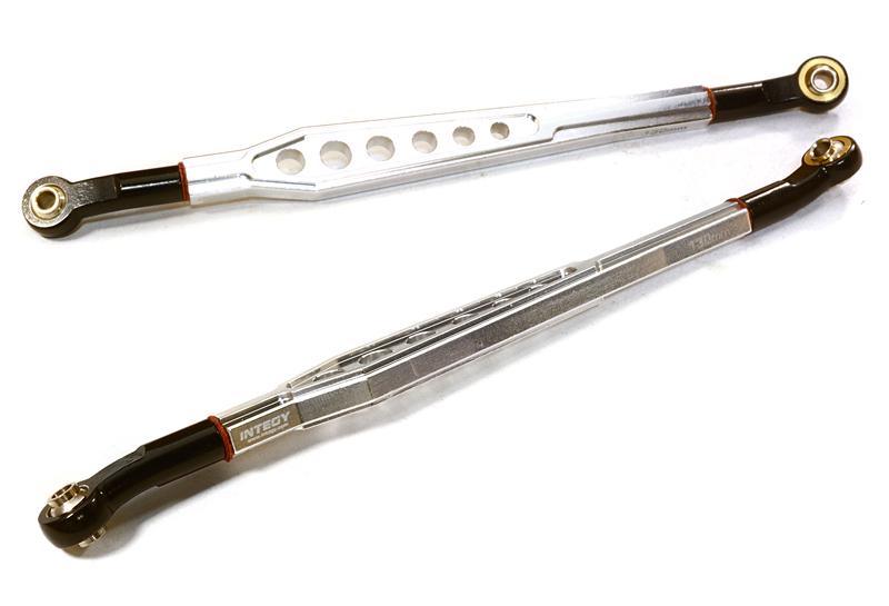 C26629SILVER Billet Machined Alloy Lower 130mm Suspension Linkage for 1/10 Scale Rock Crawler - Image 1