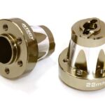 Alloy Drive Pin-to-6 Bolt Type Wheel Hub 22mm Thick for 1/10 Axial Crawler