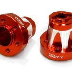 Alloy Drive Pin-to-6 Bolt Type Wheel Hub 22mm Thick for 1/10 Axial Crawler