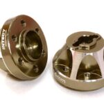 Alloy Drive Pin-to-6 Bolt Type Wheel Hub 14mm Thick for 1/10 Axial Crawler