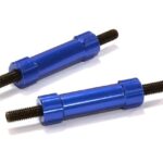 Billet Machined 20mm Aluminum Linkages (2) M3 Threaded for 1/10 Scale Crawler