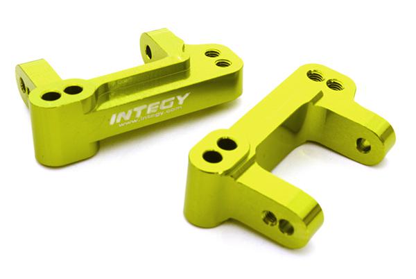 C26743GREEN Billet Machined Caster Blocks for HPI 1/10 Jumpshot MT, SC & ST - Image 1